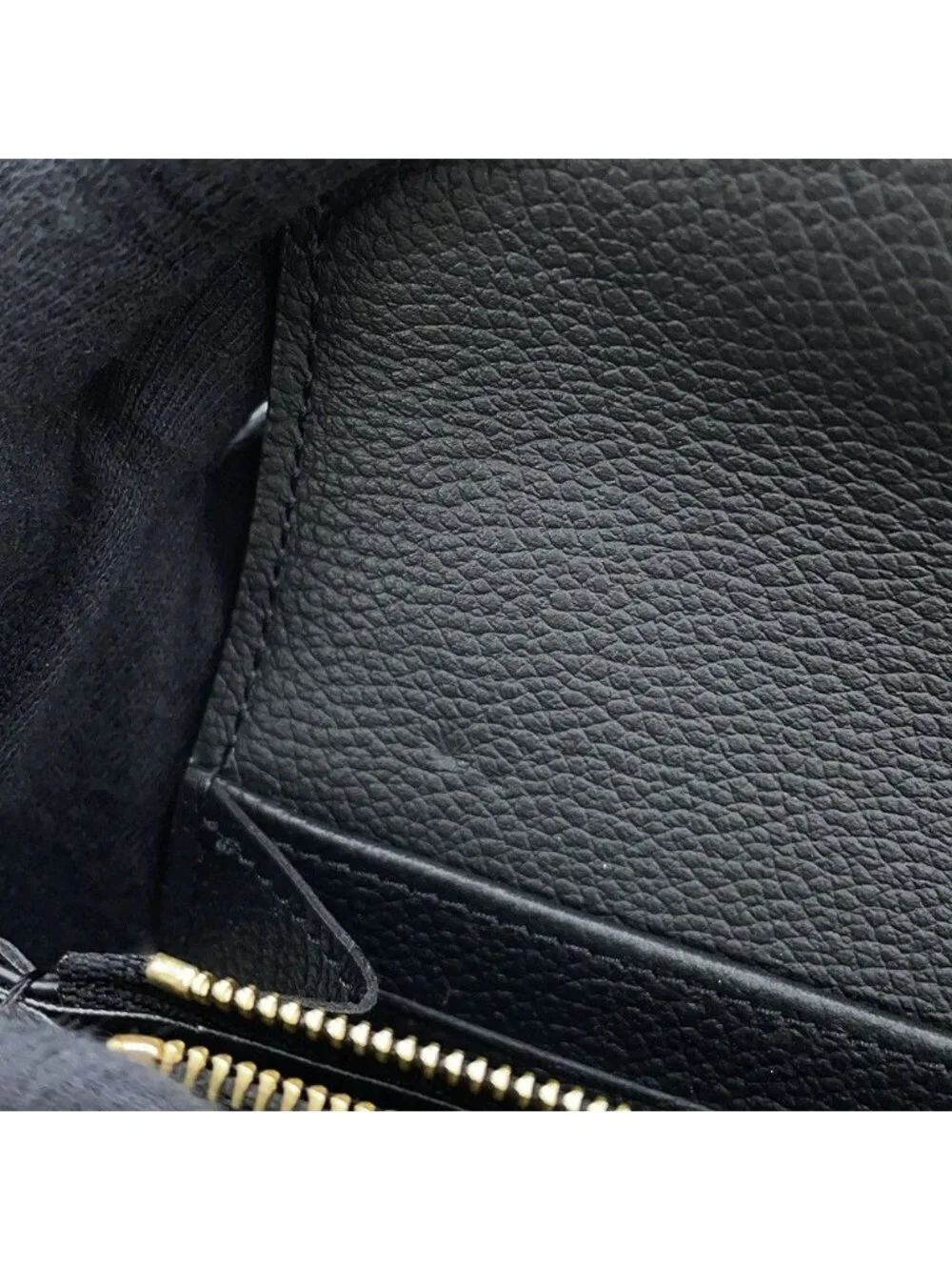Louis Vuitton Wallet Monogram Empreinte Portefeuille Sarah Black